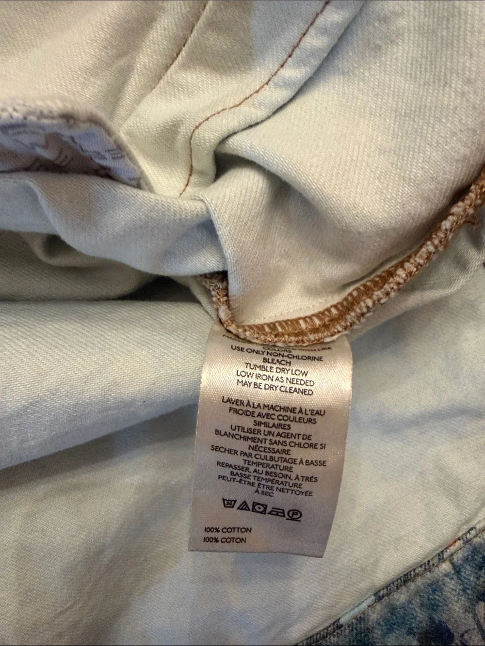 Free People We The Free Madison City Illusions Denim Jacket Small NWT - Picture 12 of 12